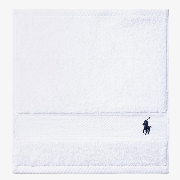 Polo RALPH LAUREN Towel Wash Cloth Towel Polo Player 13x13 inch - Picture 4 of 9